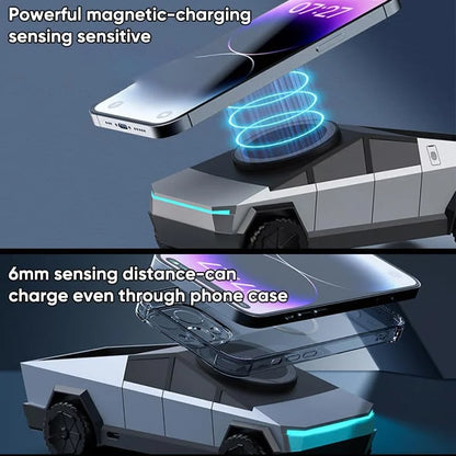 3-in-1 Magnetic Fast Wireless Charger and Phone Stand for iPhone 17/16/15 Pro Max, Apple, Samsung, and AirPods Pro